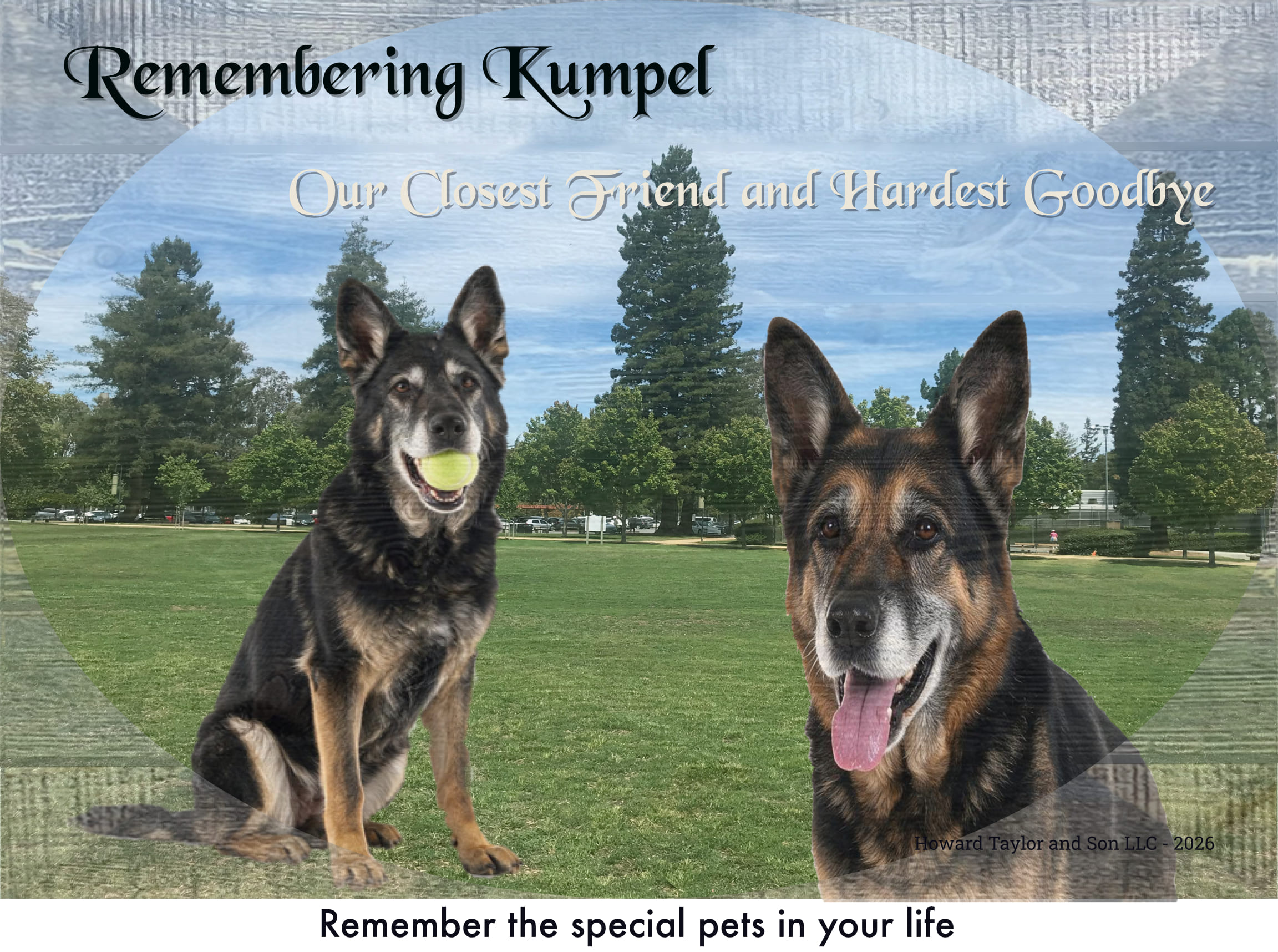 Custom Foto Block given as a gift, example 3